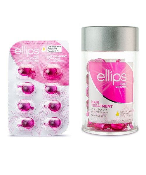 ELLIPSi juustele kantavad vitamiinid kahjustatud juustele Hair Treatment