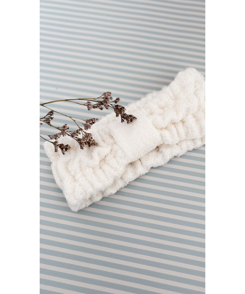 „Malou & Marius" bambukinė galvos juosta. Balta 3